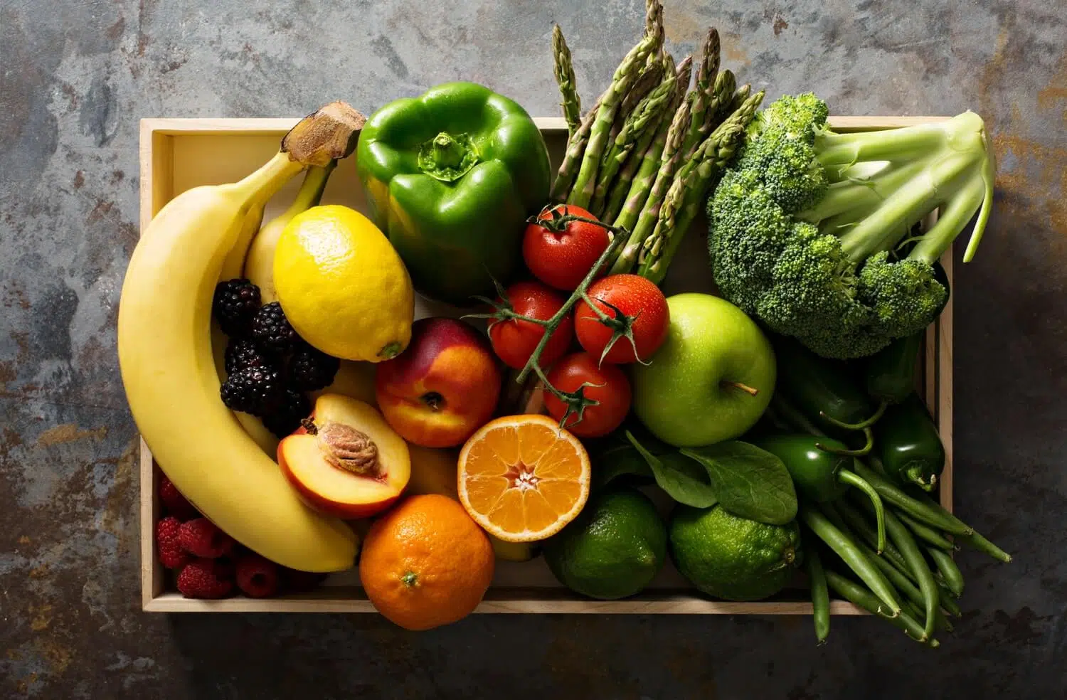 fresh colorful vegetables