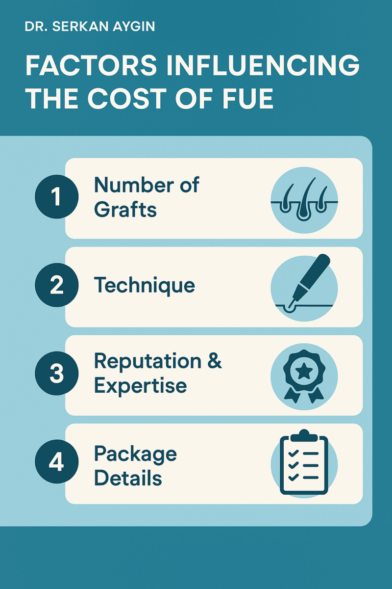 Fue cost Turkey infographic explaining what influences the total price