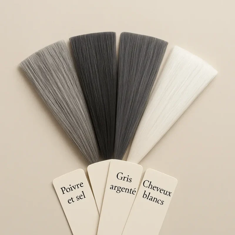 Les 4 types de cheveux gris et blancs