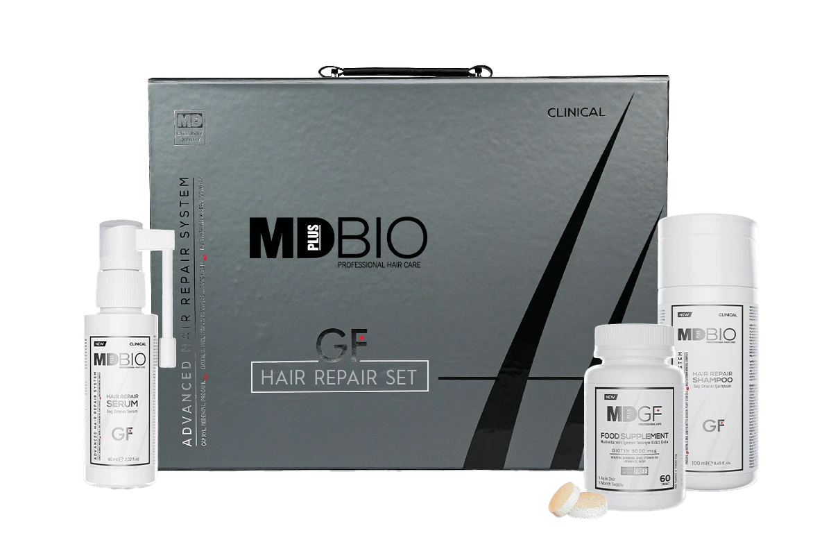 MD Bio Plus I Care My Hair Transplantation Package – advanced post-transplant hair care and recovery kit