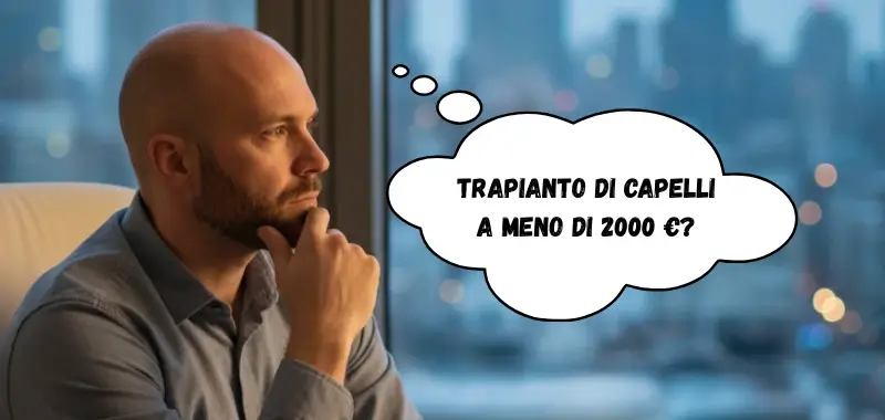 trapianto di capelli da 2000€