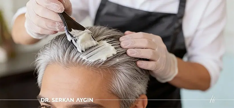 dye and graying hair